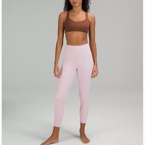 Lululemom align nulu leggings 25” NWT pink peony